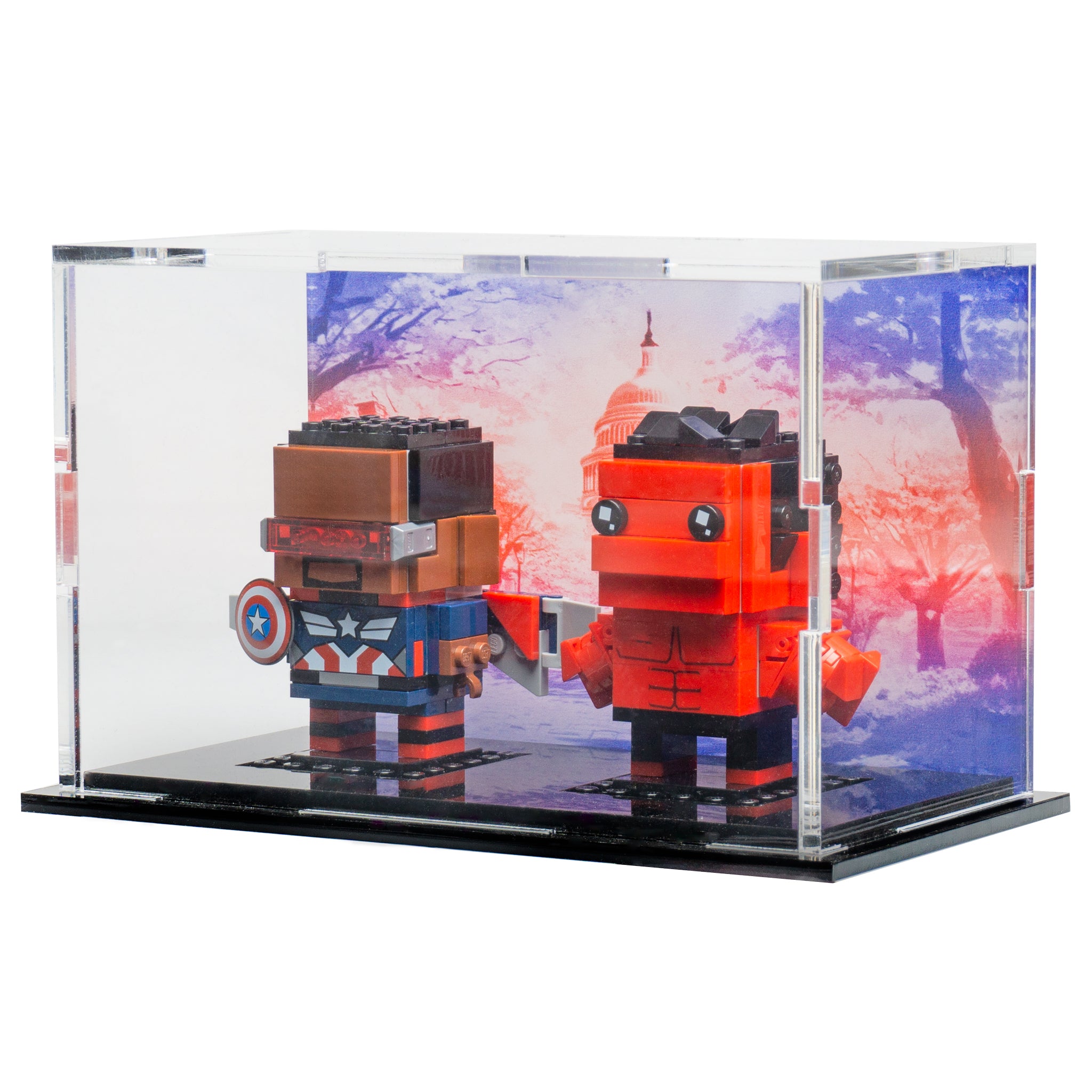 LEGO® BrickHeadz 2-Count Acrylic Display Case