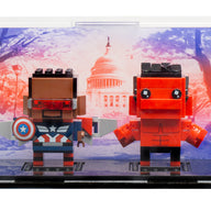 LEGO® BrickHeadz 2-Count Acrylic Display Case - BrickShell Cases