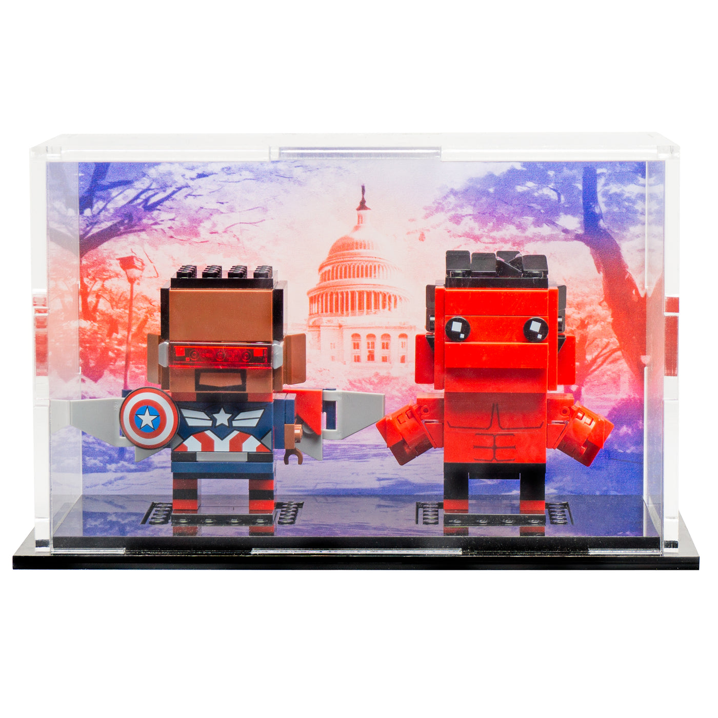 LEGO® BrickHeadz 2-Count Acrylic Display Case