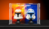 Star Wars™ Helmet Display case - Commander Cody and Captain Rex - 2 count - 75349, 75350 - BrickShell Cases