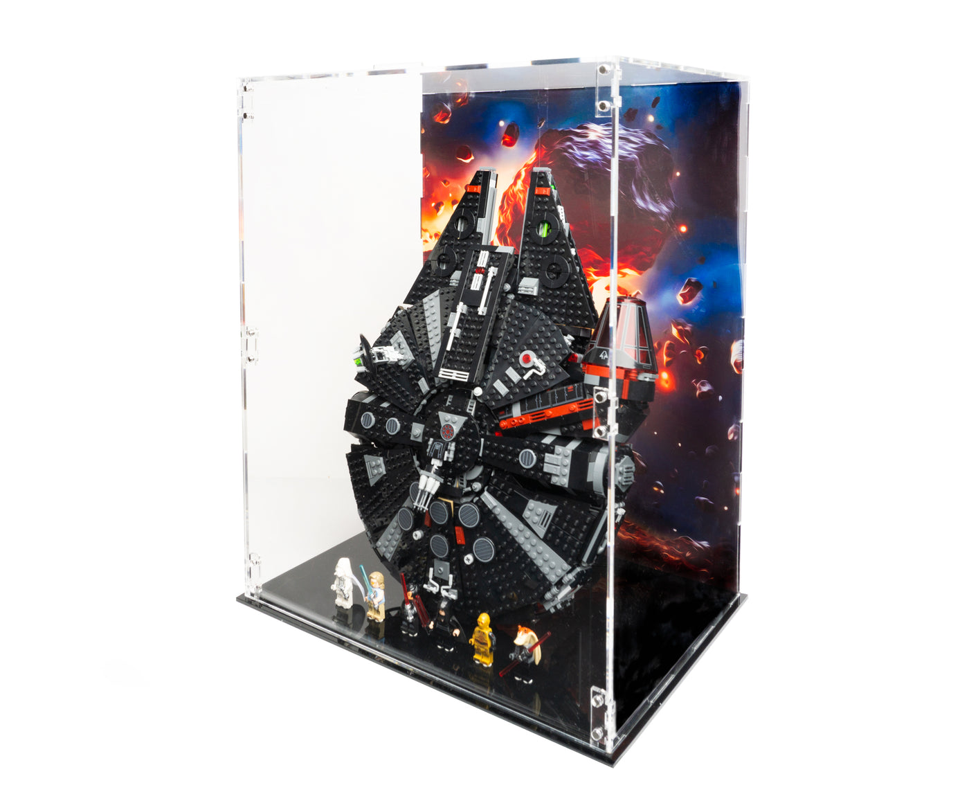 Display case for LEGO® Star Wars Dark Falcon (75389)