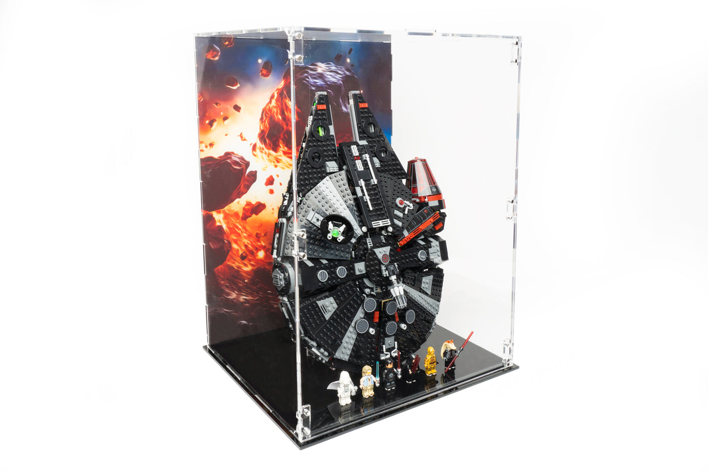 Display case for LEGO® Star Wars Dark Falcon (75389) - WS - BrickShell Cases