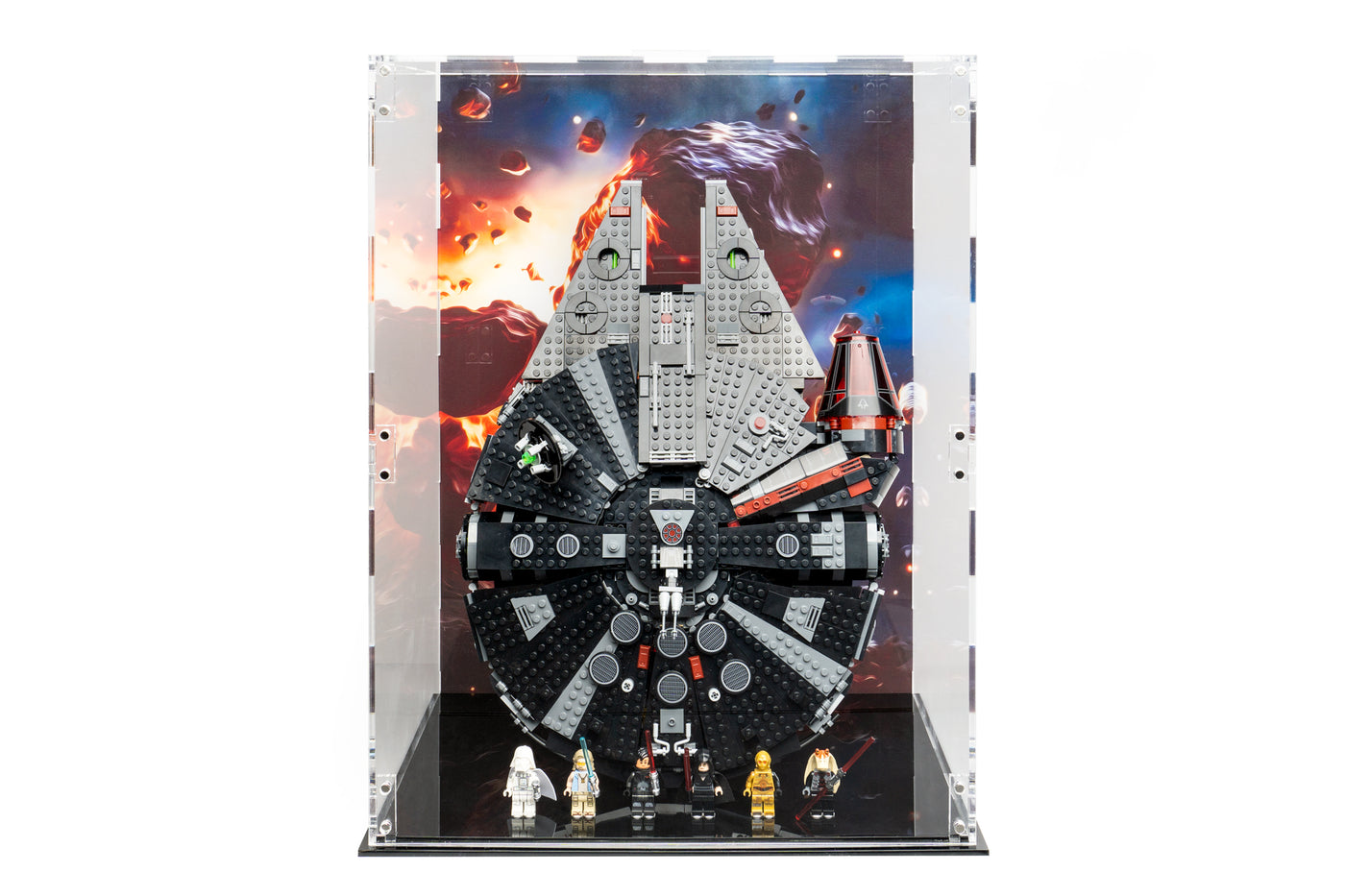 Display case for LEGO® Star Wars Dark Falcon (75389) - WS - BrickShell Cases