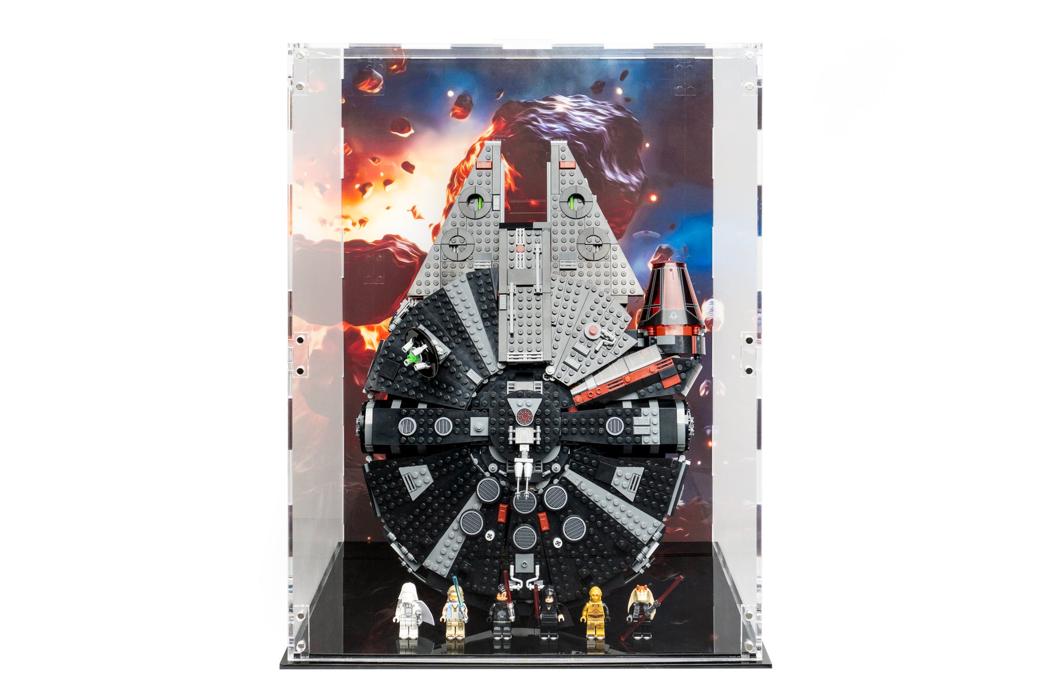 Display case for LEGO® Star Wars Dark Falcon (75389)