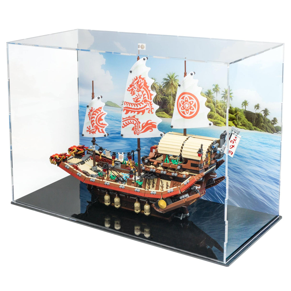 LEGO® NINJAGO Destiny’s Bounty Display Case (70618) by BrickShell Cases
