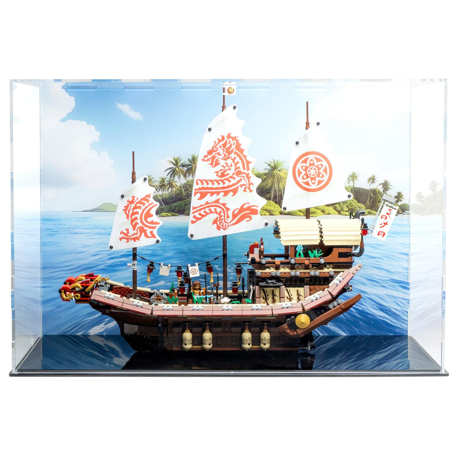 LEGO® NINJAGO Destiny’s Bounty Display Case (70618) by BrickShell Cases