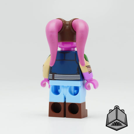 Devon Izara simplified UV printed figure by AV Figures showing the back view of the character with detailed design.