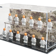 LEGO® Military Minifigure 12-Count Display Case (Digital Camo) - BrickShell Cases