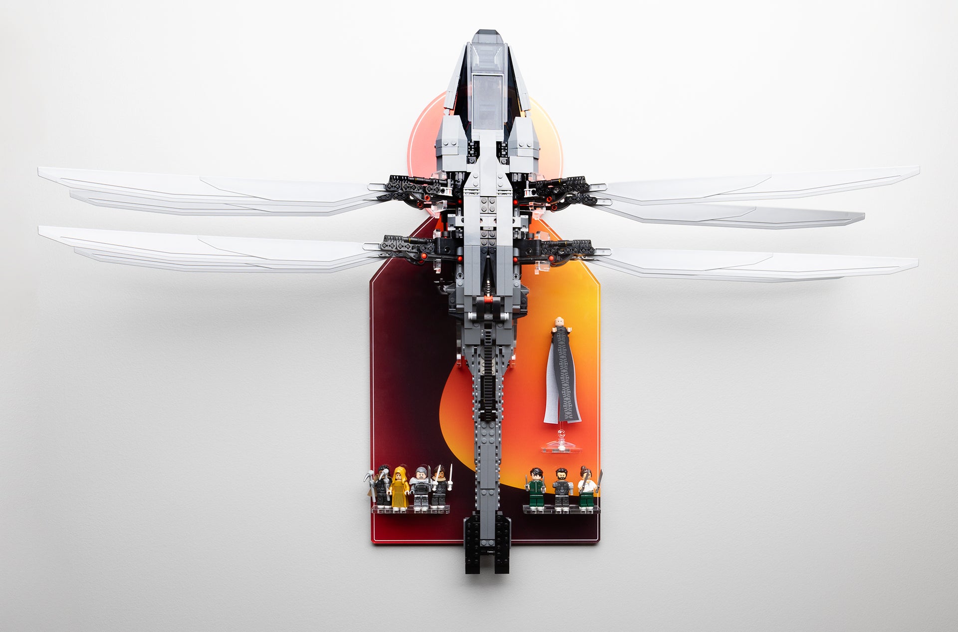 LEGO® Dune Atreides Royal Ornithopter (10327) Wall Hanger | BrickShell ...