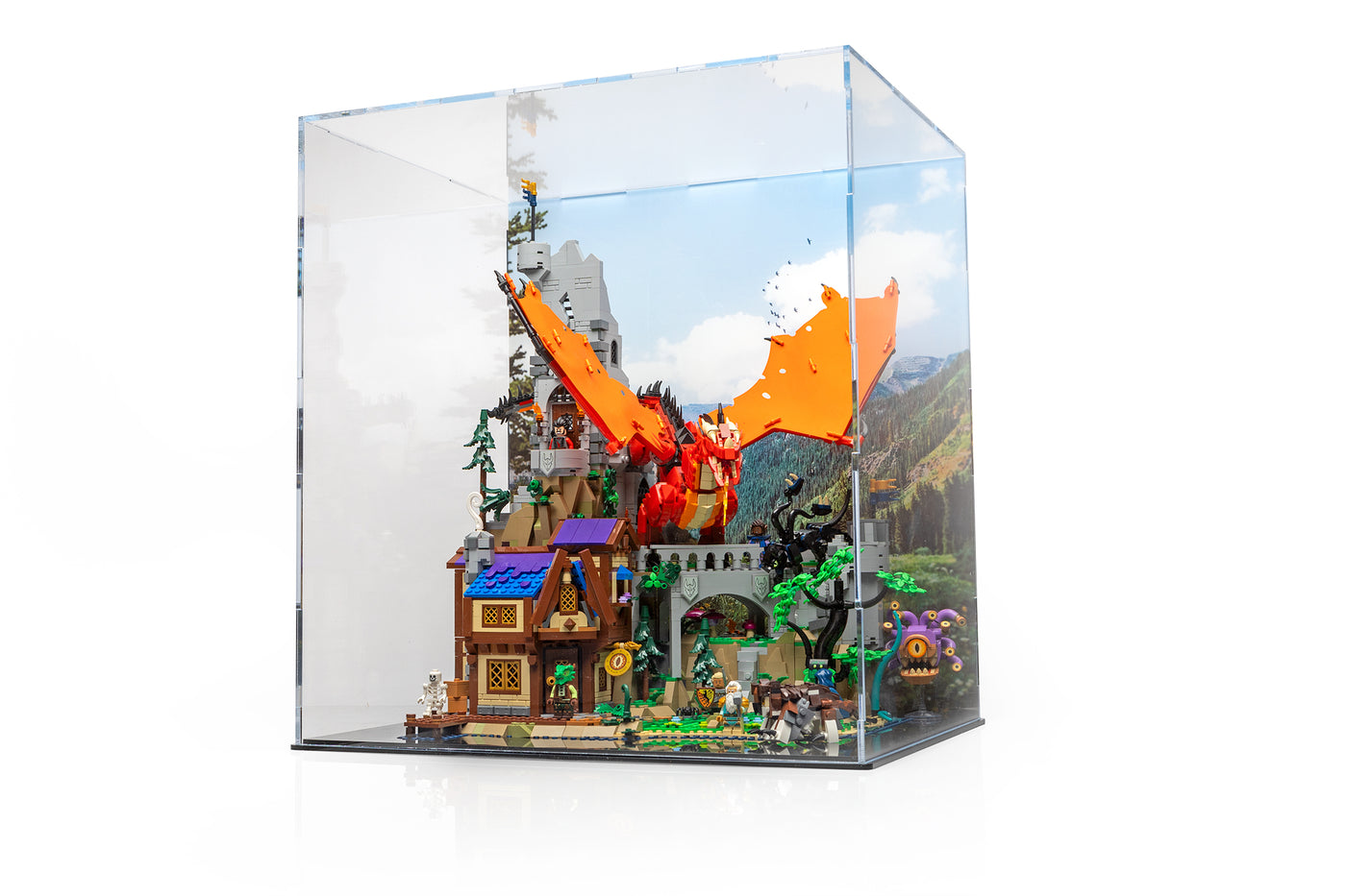 Dungeons & Dragons: Red Dragon's Tale Display Case - 21348 - BrickShell Cases