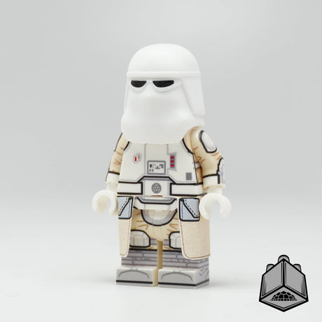 Imperial Snowtrooper UV printed figure by AV Figures, front view showing detailed armor and design.