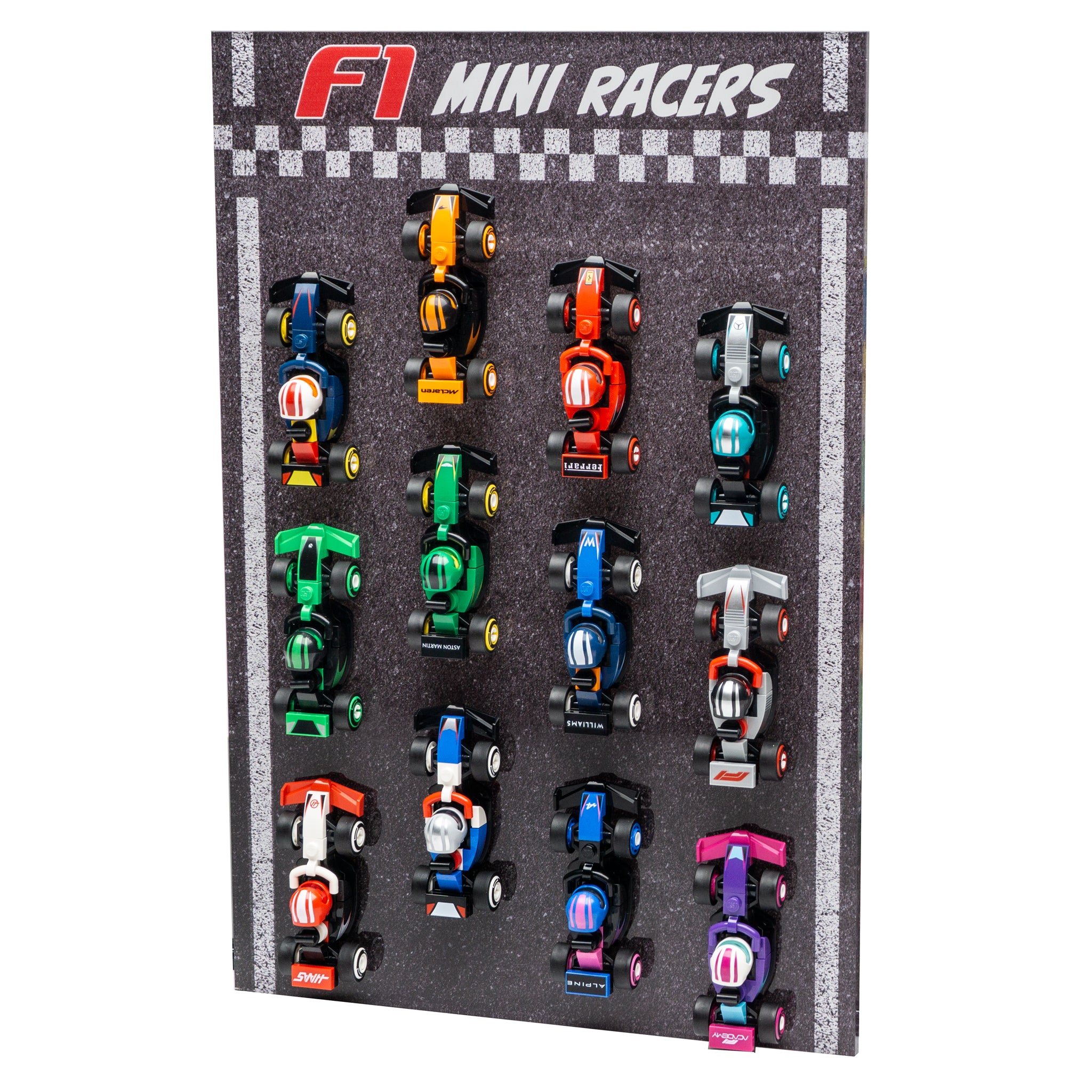 未開封 MINI GRAND PRIX 缶ペンケース 4点 セット ミニレーサー Wall Hanging F1 Mini Racer Board (71049) – BrickShell Cases