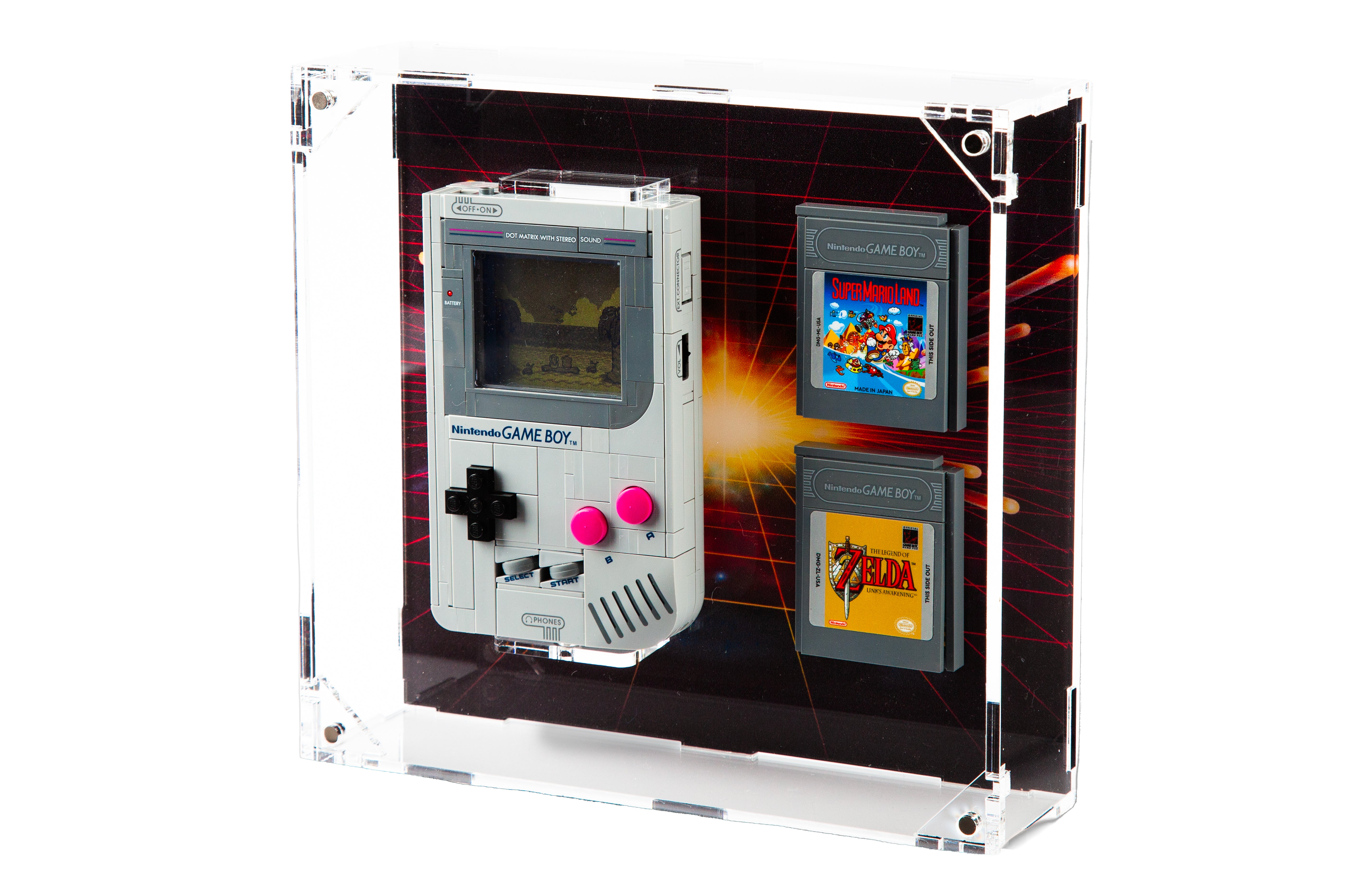 Wall Mounted Display Case for LEGO® Gameboy ™ (72046)