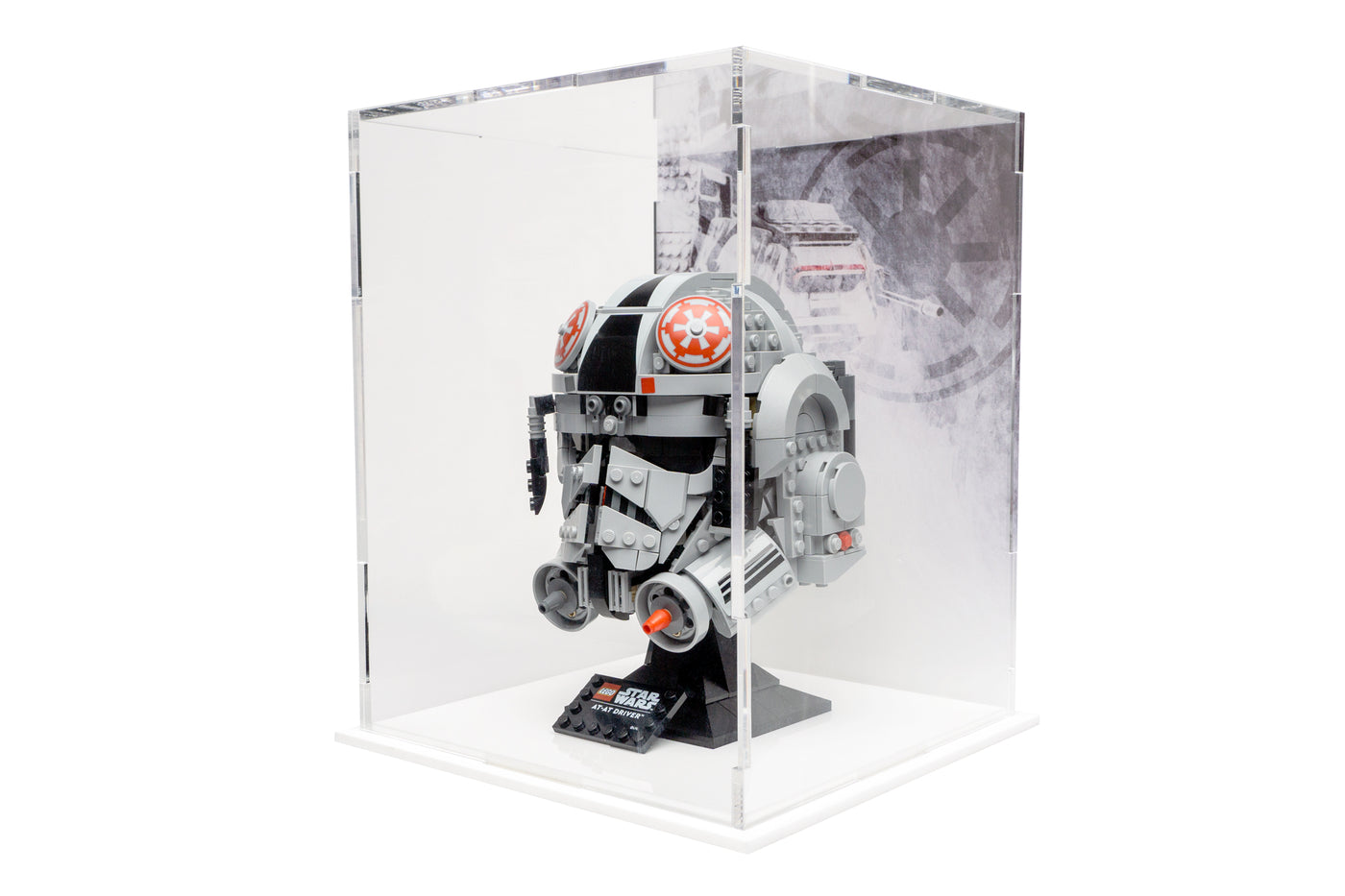 LEGO® Star Wars™ AT-AT Driver Helmet Display Case (75429) - BrickShell Cases