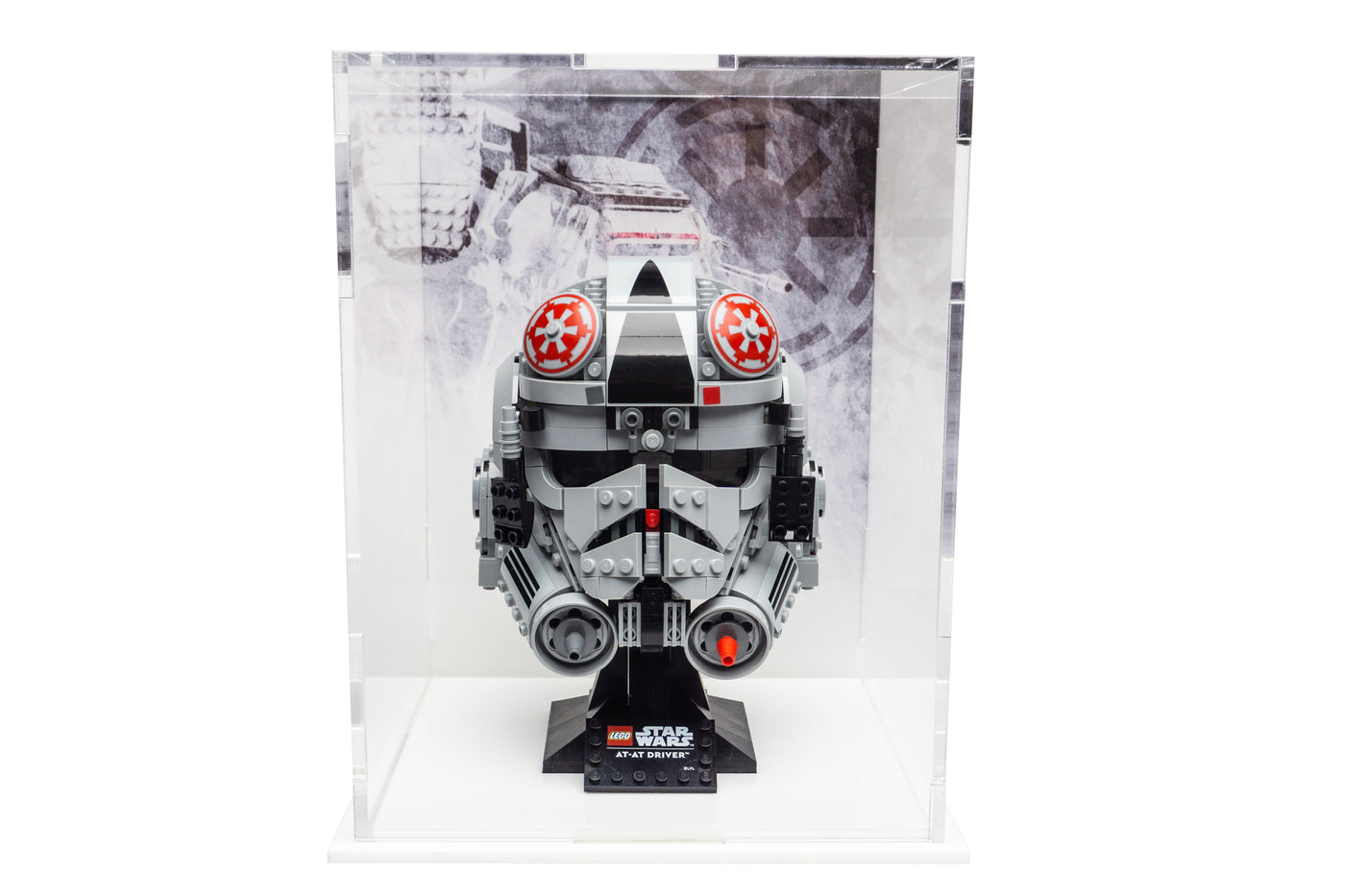 LEGO® Star Wars™ AT-AT Driver Helmet Display Case (75429) - BrickShell Cases