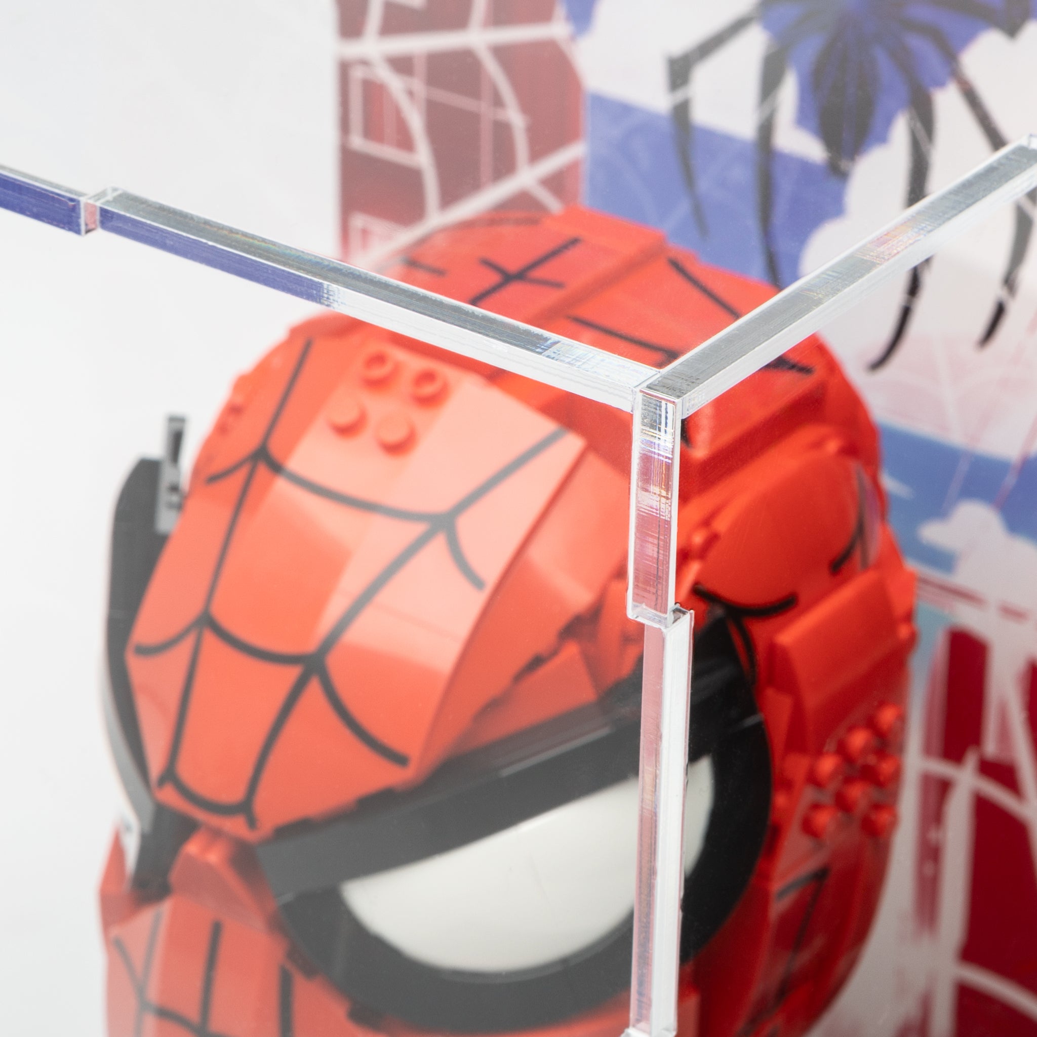 Marvel Spiderman Helmet Display case - 76285 – BrickShell Cases
