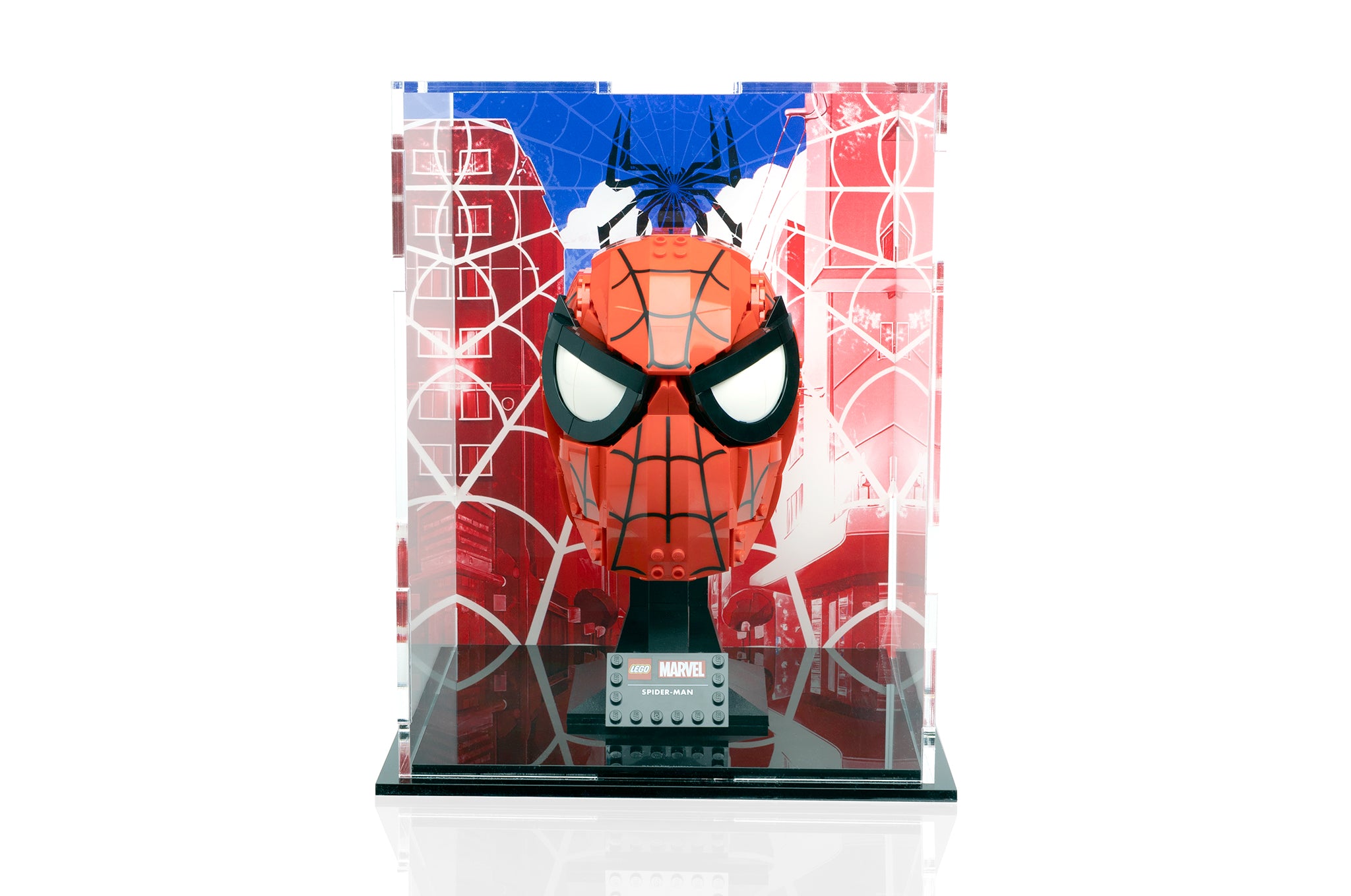 LEGO® Marvel Spiderman Helmet Display case 76285