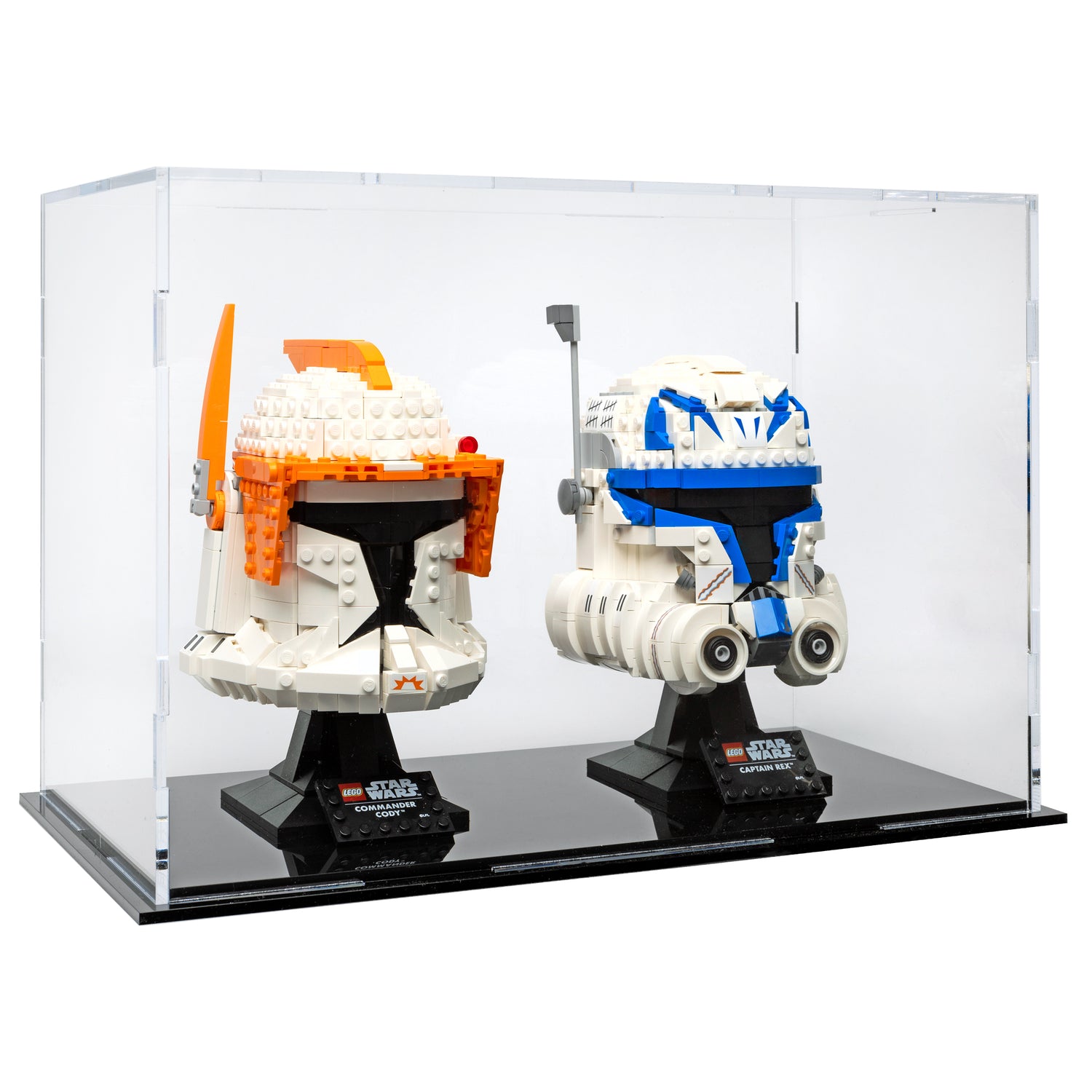 Star Wars™ Helmet Display case - Commander Cody and Captain Rex - 2 count - 75349, 75350