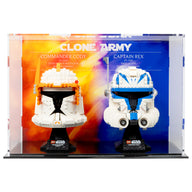 Star Wars™ Helmet Display case - Commander Cody and Captain Rex - 2 count - 75349, 75350
