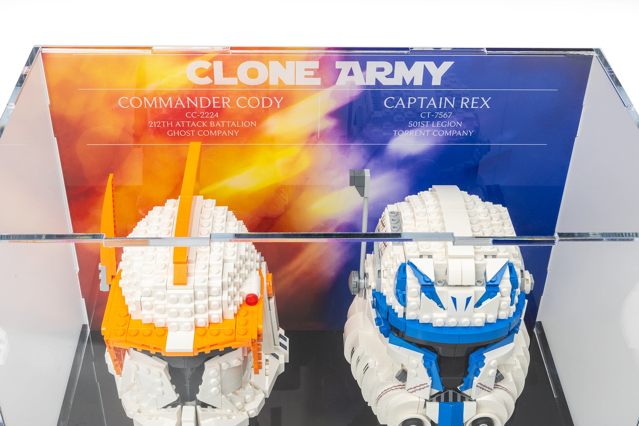 Star Wars™ Helmet Display case - Commander Cody and Captain Rex