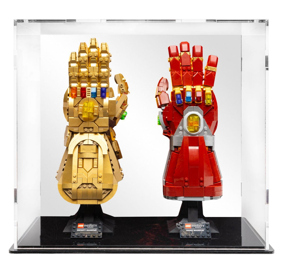 Marvel Avengers Gauntlet Display Case - Infinity and Nano - 76191, 76223 - BrickShell Cases