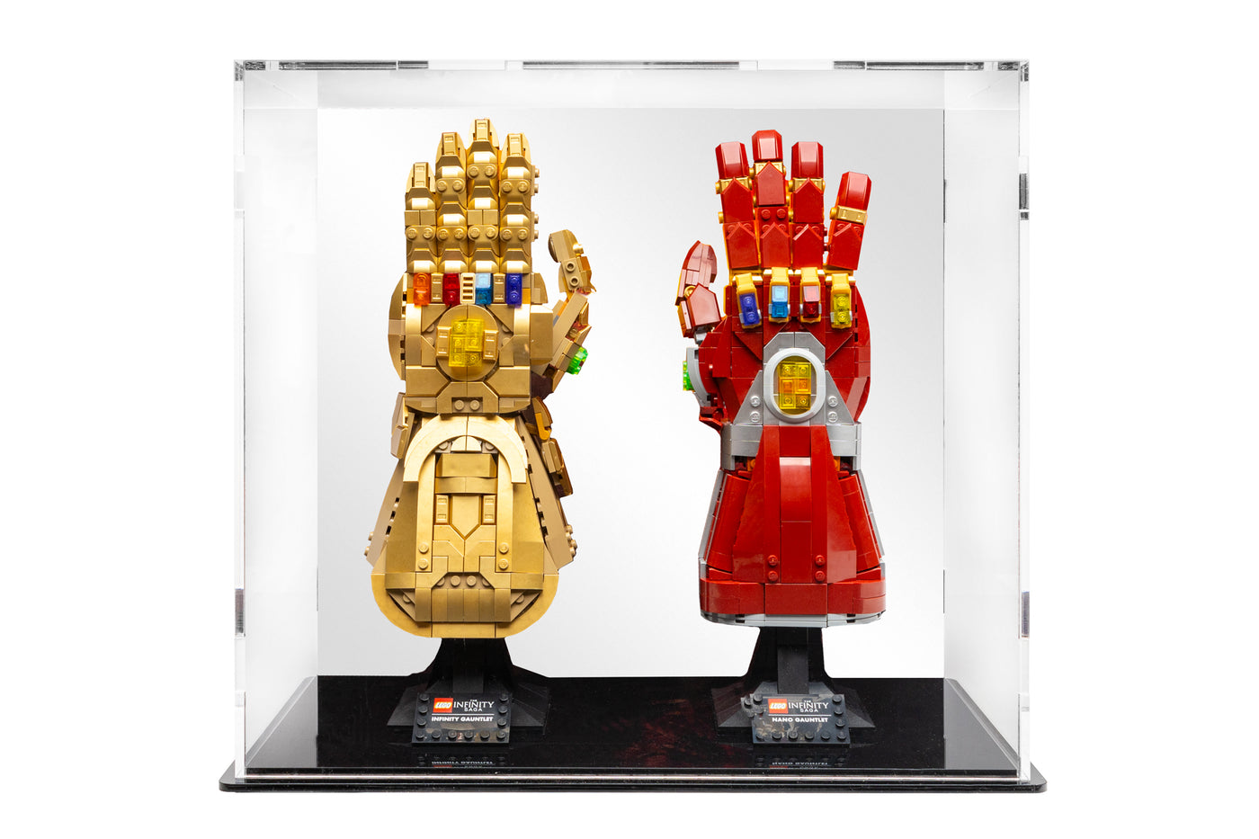 Marvel Avengers Gauntlet Display Case - Infinity and Nano - 76191, 76223 - BrickShell Cases