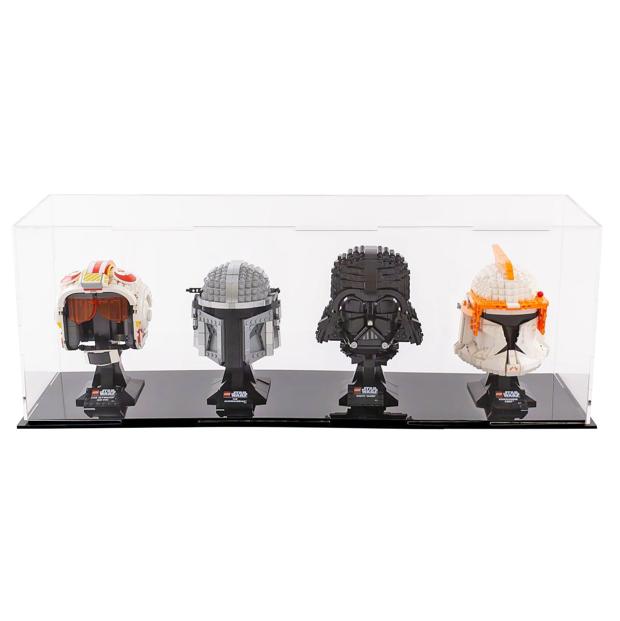 Helmet Display case - 4 count