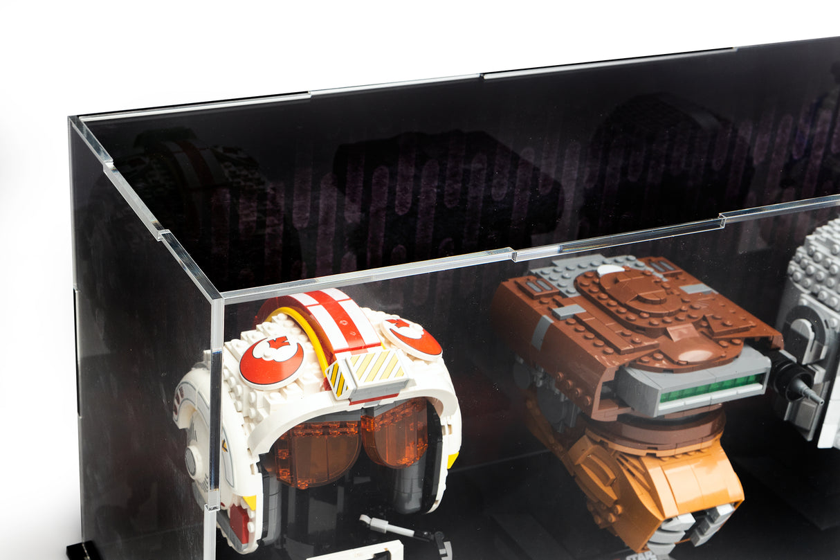 LEGO® Star Wars™ Helmet Display Case – 5-Count by BrickShell Cases