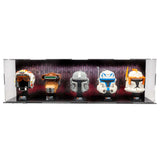 LEGO® Star Wars™ Helmet Display Case – 5-Count by BrickShell Cases