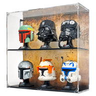 Helmet Display case - 6 count - BrickShell Cases