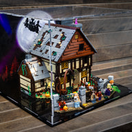 Hocus Pocus Sanderson Sisters’ Cottage Display Case - 21341 - BrickShell Cases