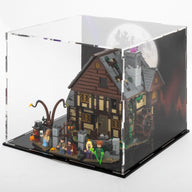 Display case for LEGO® Ideas Disney Hocus Pocus: Sanderson Sisters' Cottage (21341) - BrickShell Cases