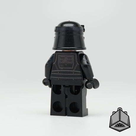 Back view of AV Figures Imperial Security Trooper UV printed figure, showcasing detailed armor and design.