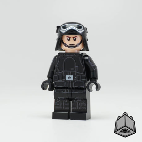 UV printed Imperial Security Trooper figure by AV Figures, front view showcasing detailed security uniform and helmet.