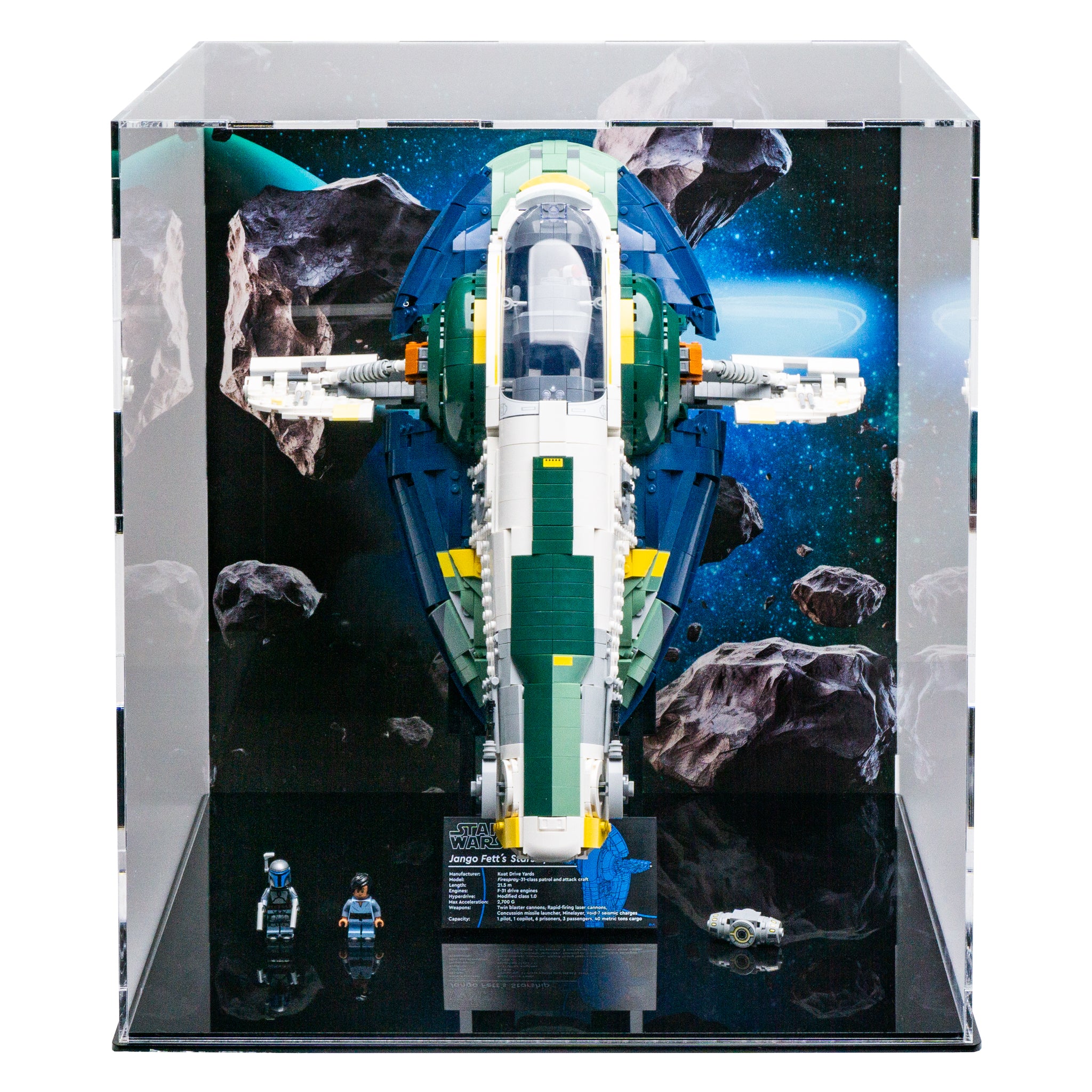 LEGO® Star Wars™ Jango Fett’s Slave I Display Case (75409)