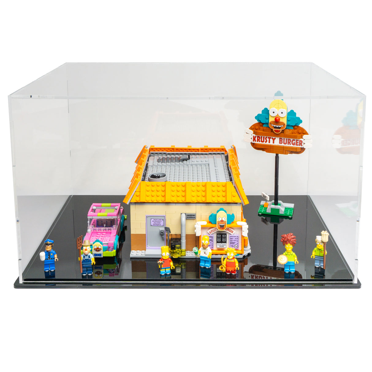 The Simpsons: Krusty Burger Minifigure® Display Case