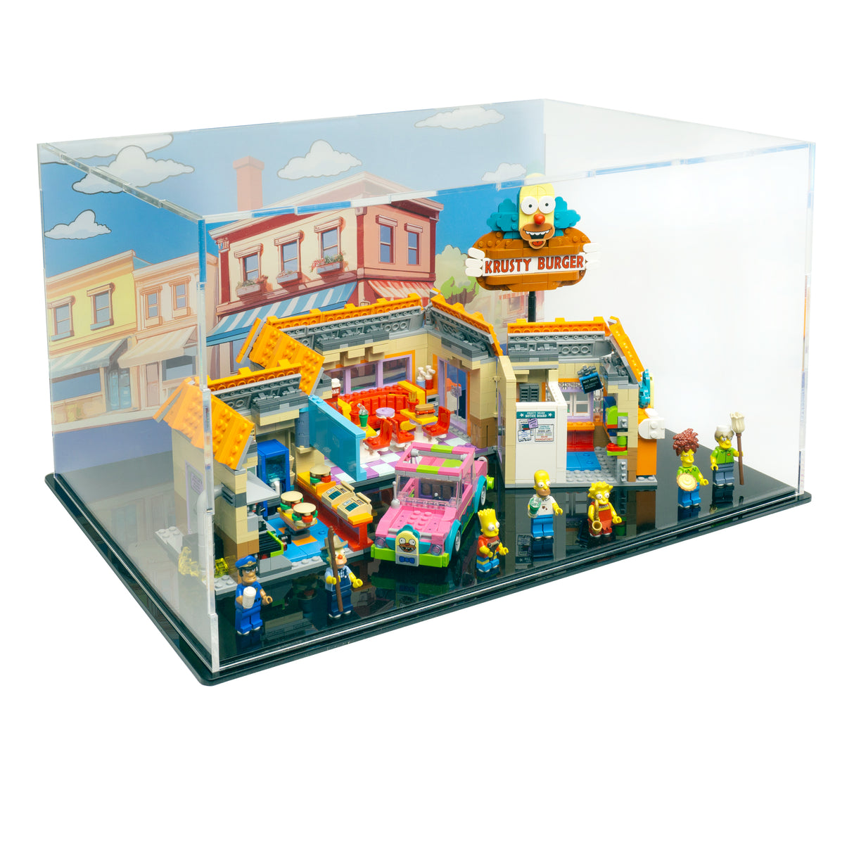 The Simpsons: Krusty Burger Minifigure® Display Case