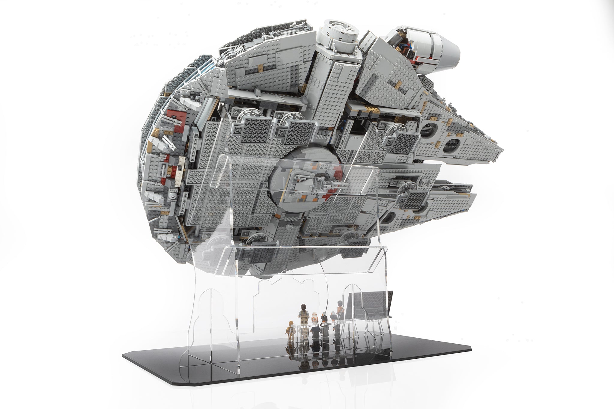 Display case for LEGO® Star Wars Millennium Falcon (75192) with Removable Magnetic Front