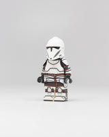 Custom Bartok Knight Clone Grunt UV printed figure by AV Figures, detailed minifigure with vibrant design and intricate armor details.