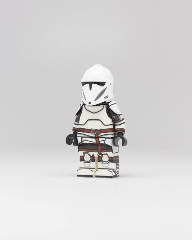 Custom Bartok Knight Clone Grunt UV printed figure by AV Figures, detailed minifigure with vibrant design and intricate armor details.