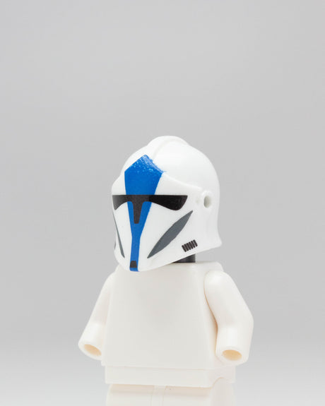 Custom AV Figures Bartok 501st Trooper Minifigure with pad-printed helmet, detailed Star Wars-themed LEGO-style figure.