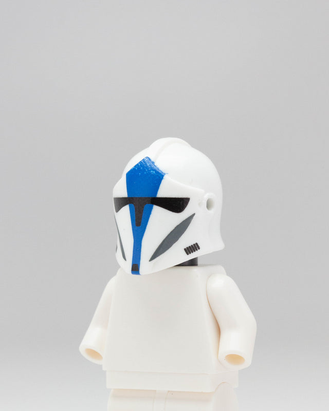 Custom AV Figures Bartok 501st Trooper Minifigure with pad-printed helmet, detailed Star Wars-themed LEGO-style figure.