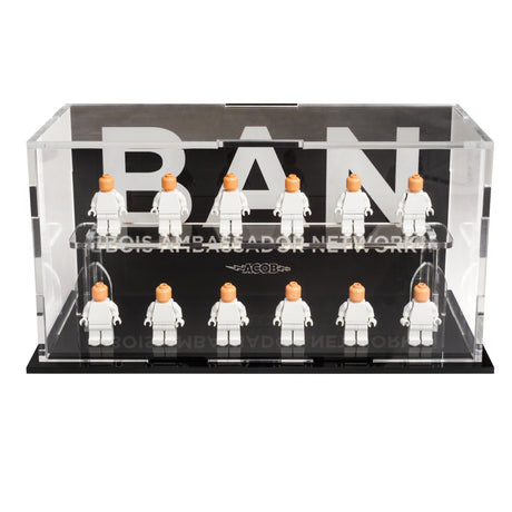 LEGO® ACOB Minifigure Display Case – 12-Count Podium