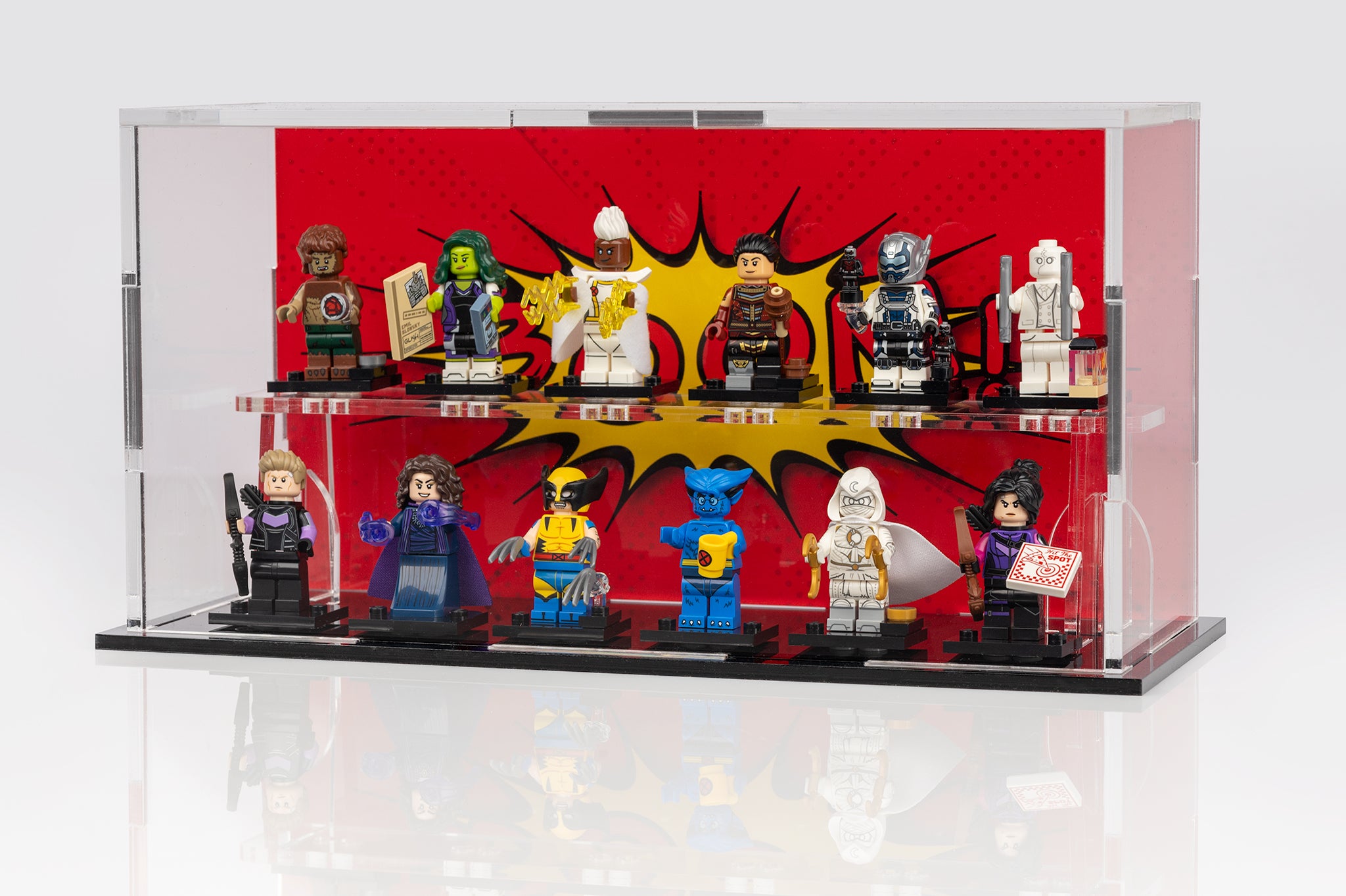 Lego ninjago hot sale display case