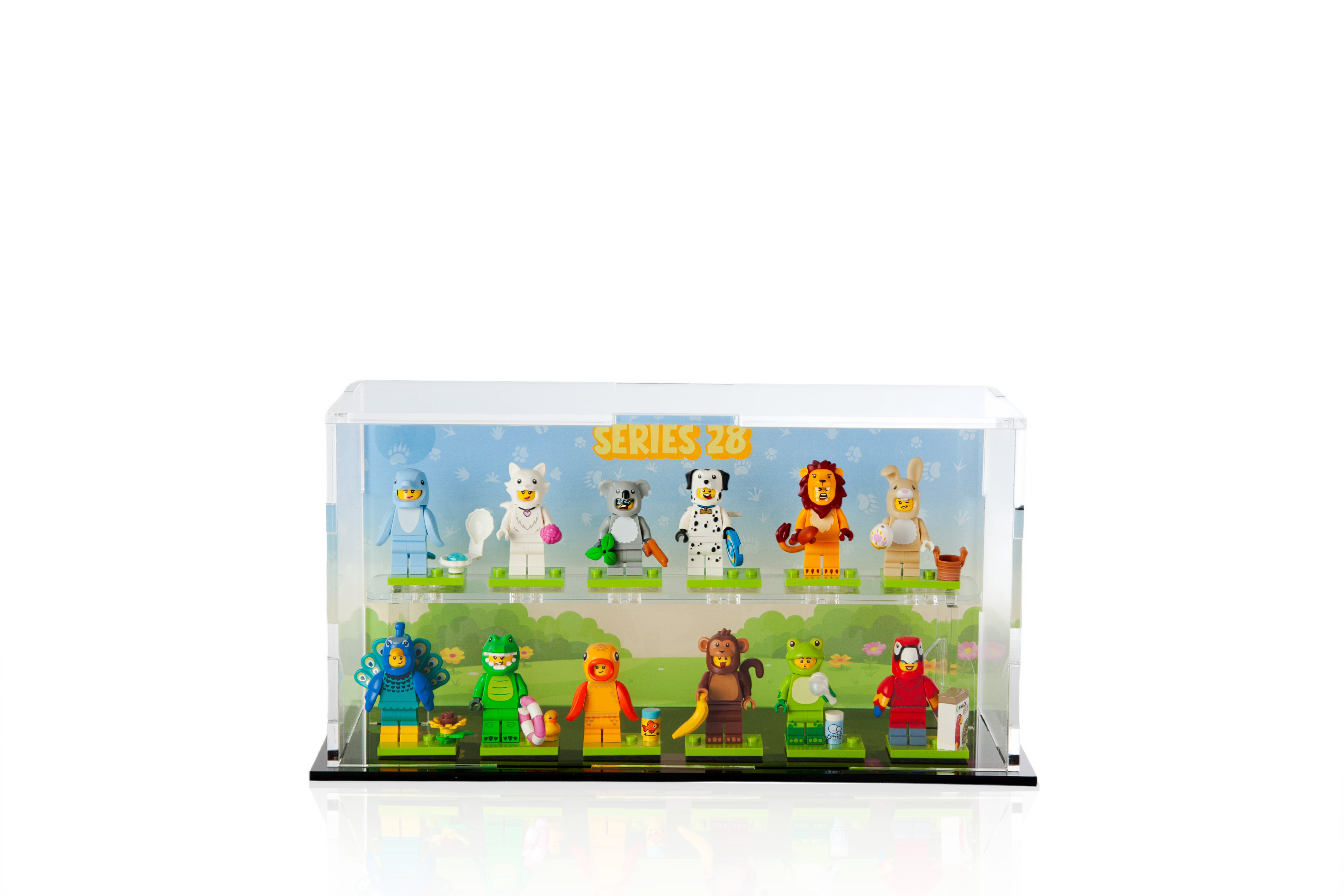LEGO® Series 28 Minifigure Display Case – 12-Count Podium