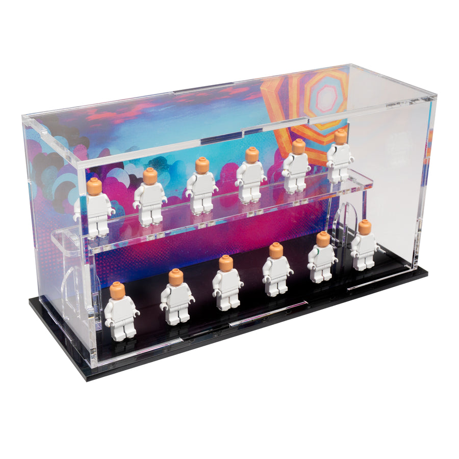 LEGO® Spiderman Minifigure Display Case – 12-Count Podium