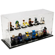 LEGO® Minifigure Display Case – 12-Count Clear by BrickShell Cases 