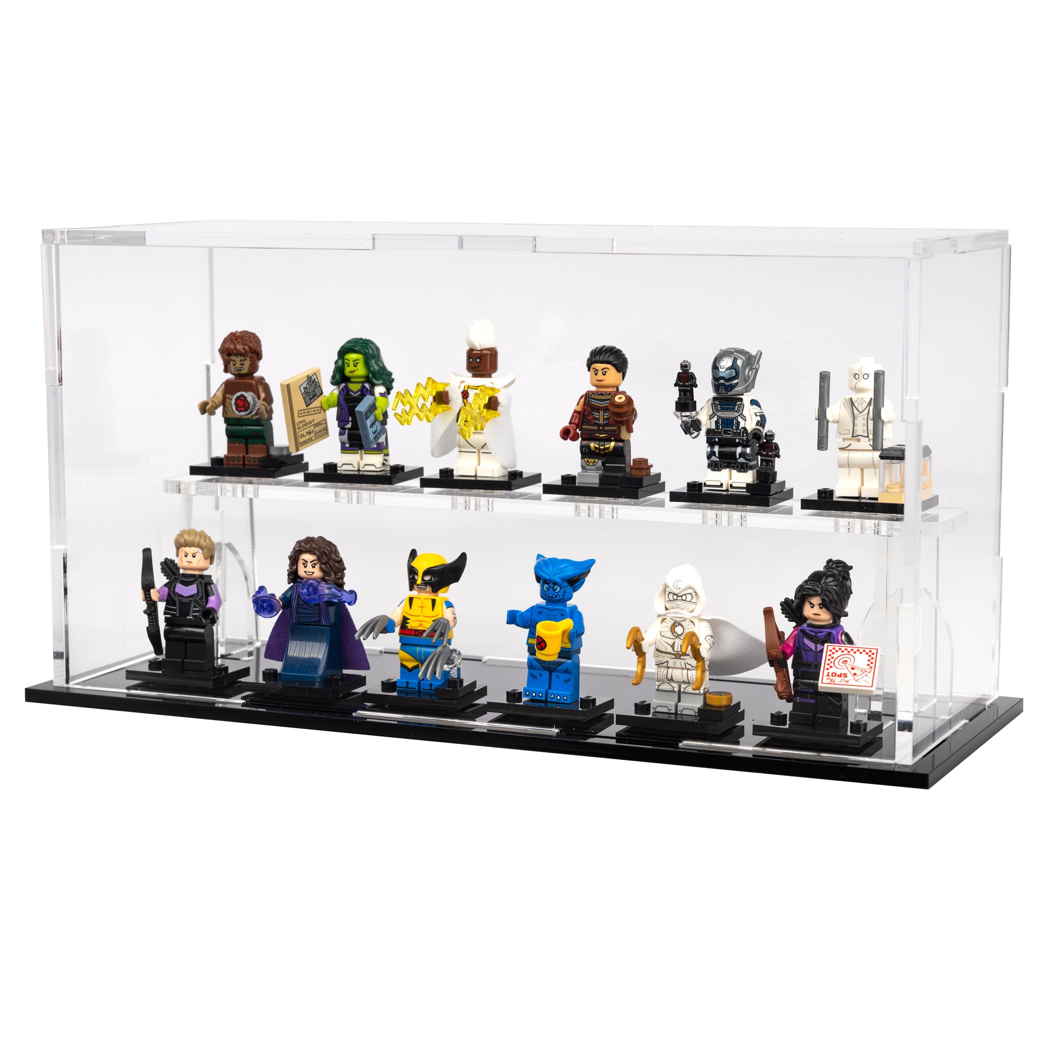 Minifigures Podium - 12 count - MP12 Clear