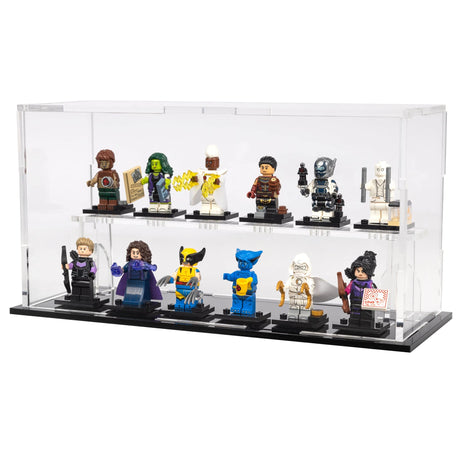 LEGO® Minifigure Display Case – 12-Count Clear by BrickShell Cases