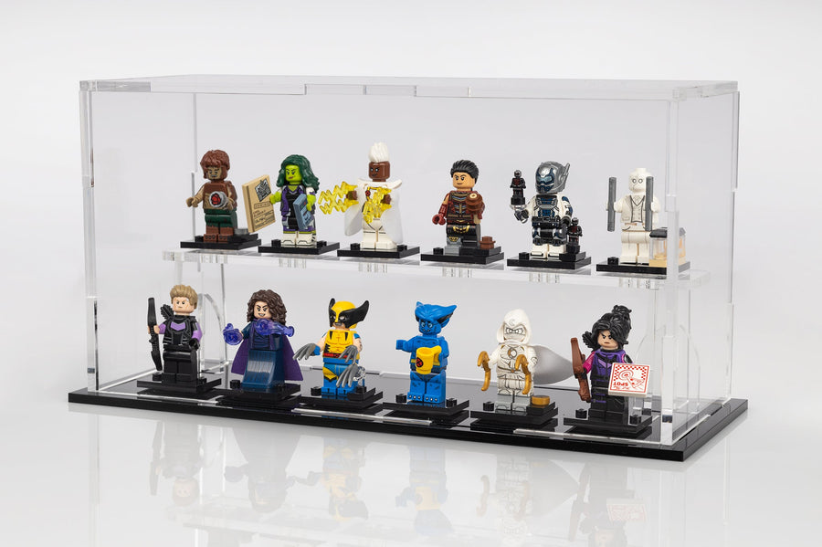 Display case for  12 LEGO® Minifigures